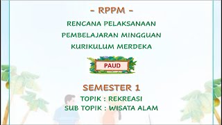 Modul Ajar Topik Rekreasi Subtopik Wisata Alam#paud