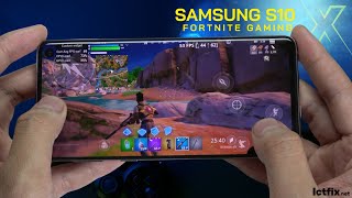 Samsung Galaxy S10 Fortnite Gaming test 2024 | Snapdragon 855
