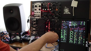 Mutable Instruments Plaits Audulus Drum Machine