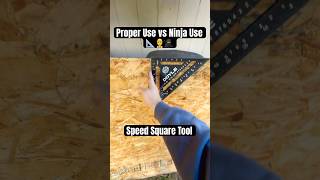 How a Ninja Uses a Speed Square Tool 📐🥷 #shorts #tools #ninja #trending #satisfying #tricks #how