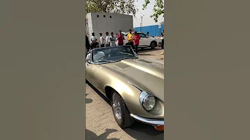 Jaguar E type 🔥 #supercars #supercarsofindia #jaguar #classic #retro #india #vintagecars #vintage