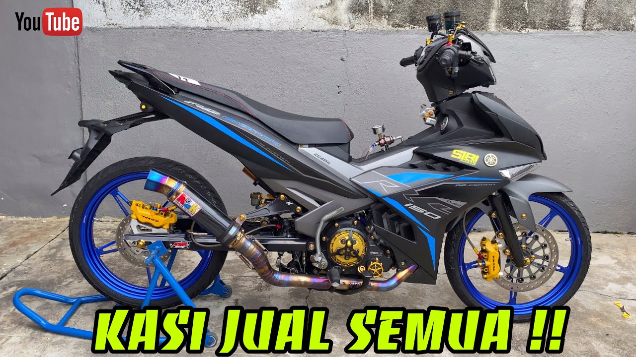 ACCESSORIES Y15ZR AKU KASI JUAL SEMUA !! JUAL !! LELONG !! YouTube