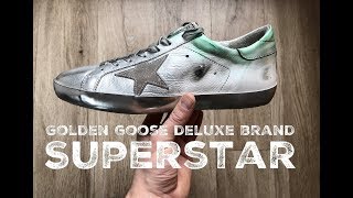 Golden Goose Deluxe Brand SUPERSTAR ˋmetallic silver´ | UNBOXING | luxury shoes | 2017 | HD