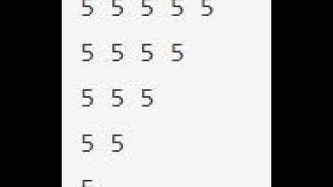Python Program Inverted Same Digits Pattern #shorts
