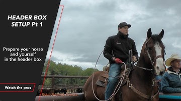Header Box Team Roping Tips 1 - Just Header Starts