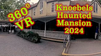 Knoebels Haunted Mansion in 360 degrees VR - 2024
