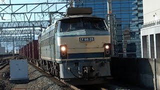 8056レ　EF66-26(ゼロロク)牽引貨物列車　岐阜駅通過