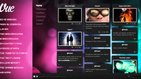 Vue Responsive WordPress Theme