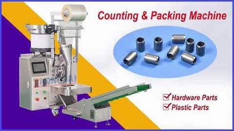 Automatic counting packing machine, hardware part accessory packing machine