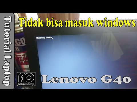 Cara mengatasi Checking media problem pada Laptop Lenovo G40