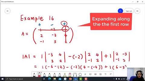 5.2 Determinant of Matrices - Determinant of 3 x 3 Matrix