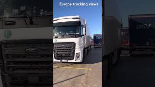 Europe trucking views #truckdrivereurope #europe #indiatoeurope