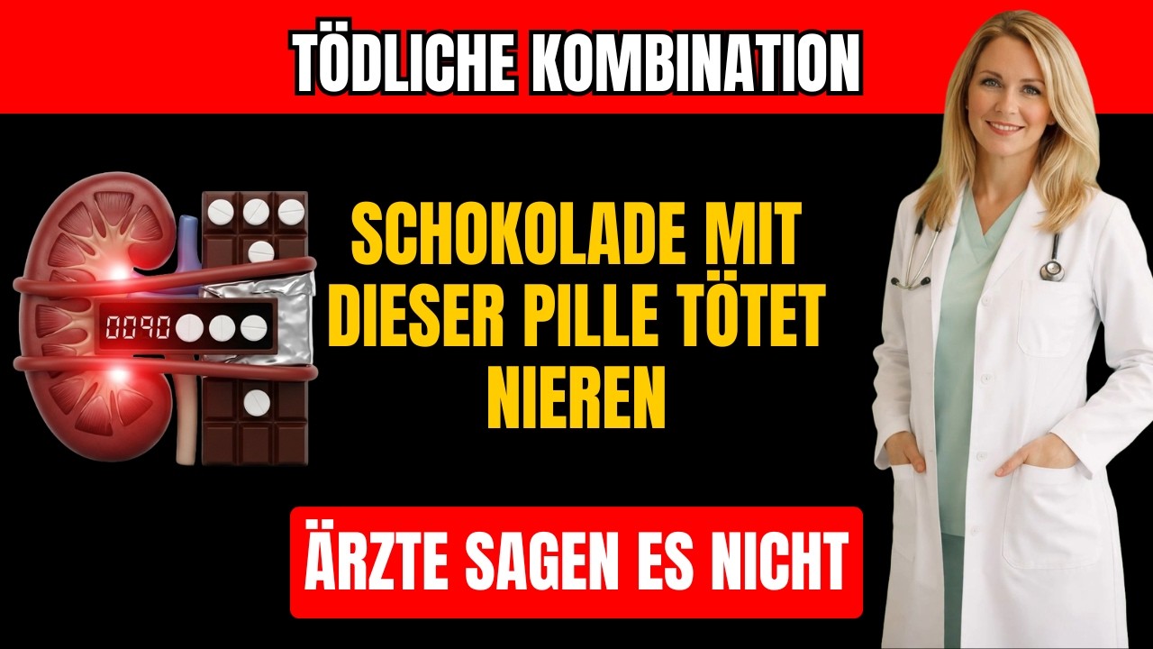Schokolade + Amlodipin: Die Toxische Kombination die Ihre Nieren Zerstört | Gesundheit 60+