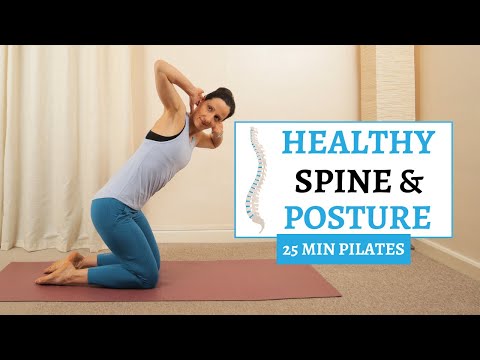 25 Min Back Pain Relief Pilates | Healthy Spine & Good Posture Workout