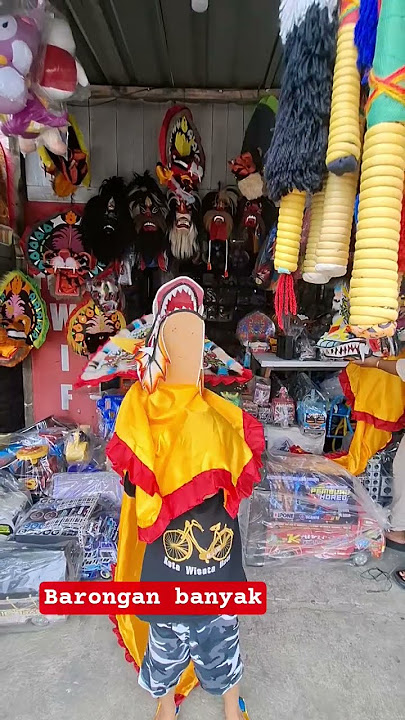 beli barongan baru di toko. #Barongan #suka #BaronganAnak