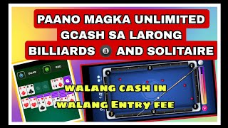 PAANO KUMITA NG UNLIMITED GCASH SA PAGLALARO NG BILLIARDS 🎱 AND SOLITAIRE. WALANG PUHUNAN‼️ screenshot 3