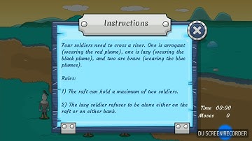 Hindi - River crossing Mind puzzle Game video // river crossing level 2, 2018