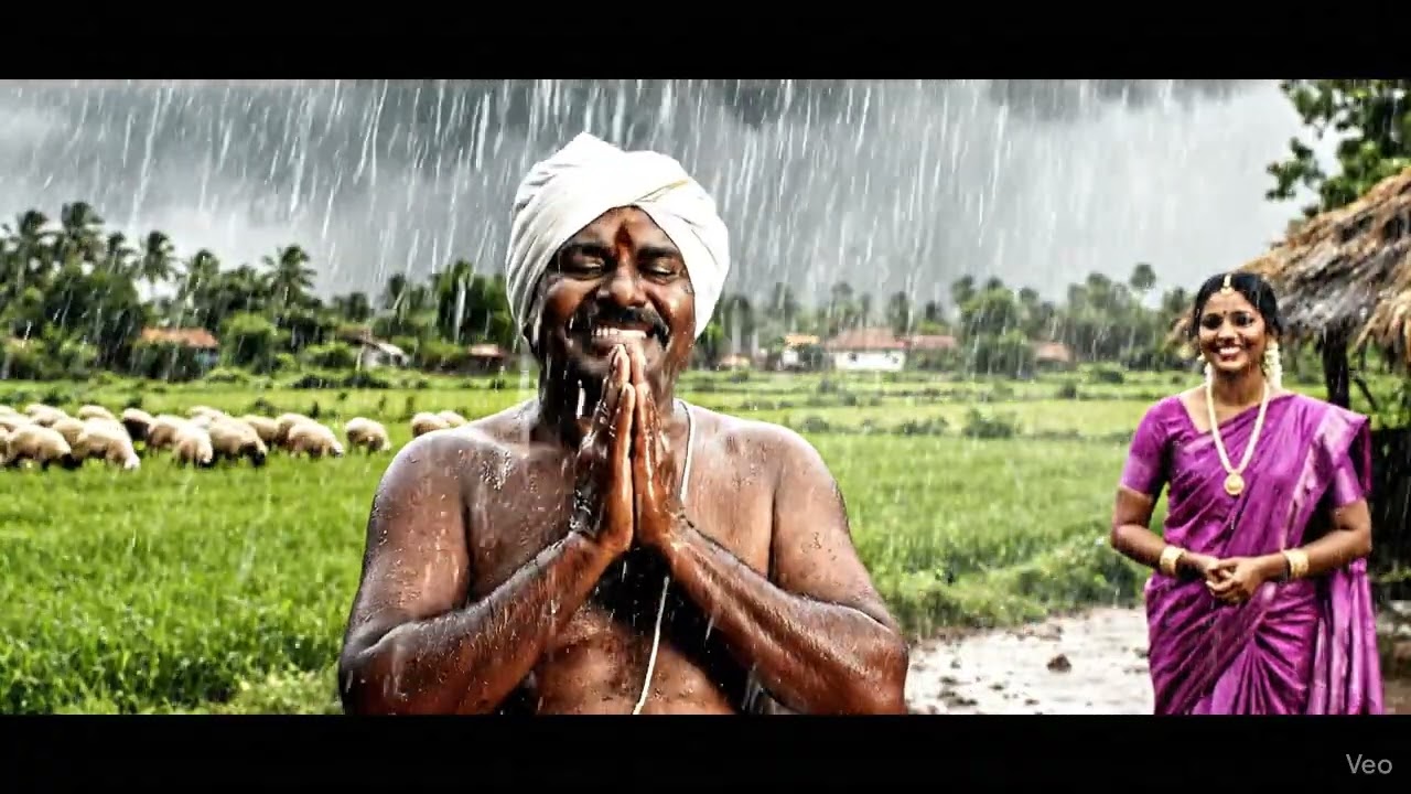 How farmers feel happy about rain