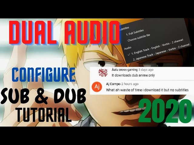 Another ANIME Dual Audio English, Japanese, English Subtitles