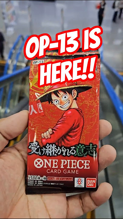 MY FIRST OP-13 PACKS… AND IT’S CRAZY!!