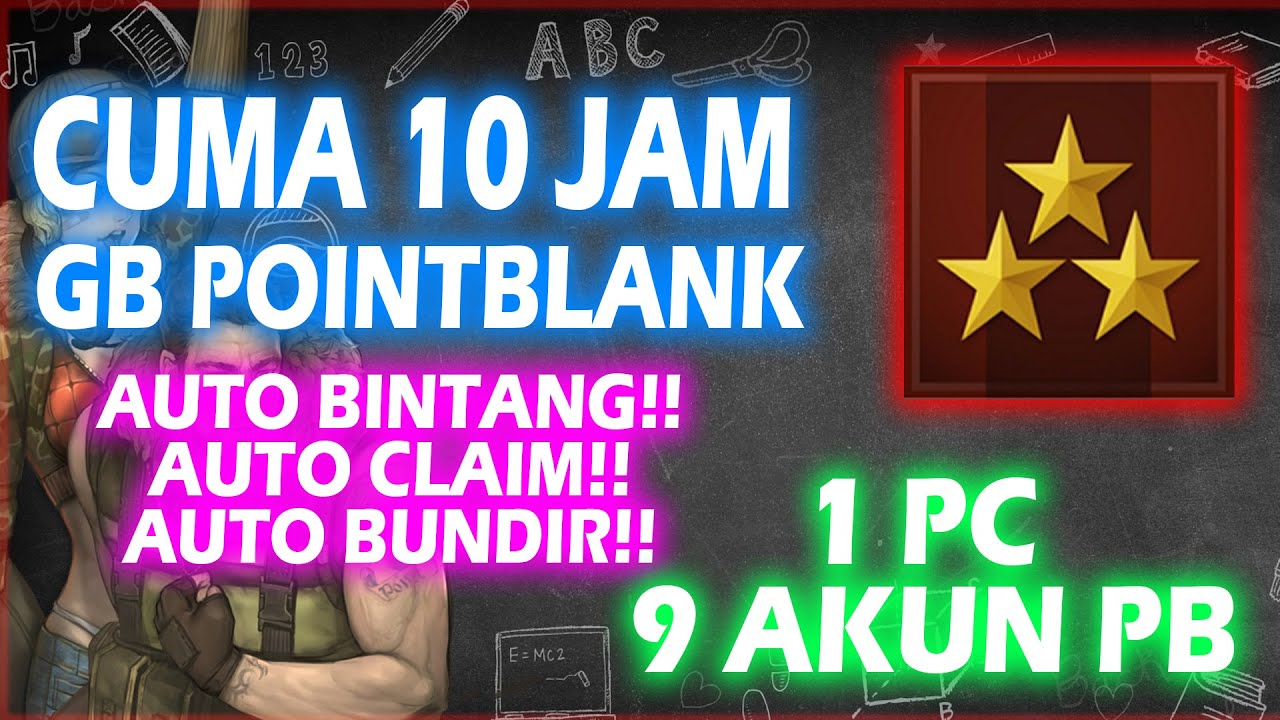 SCRIPT GB POINTBLANK TERBARU |TUTORIAL GB PB 1 PC 9 AKUN!