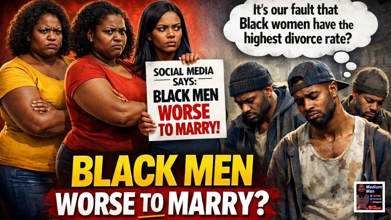 Are Black Women MOST DIVORCED, Because BLACK MEN Worst To Marry? | 42% Divorce Rate, Not 50%!
