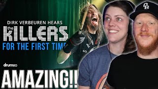 COUPLE React to Megadeth Drummer Hears "Mr. Brightside" For The First Time | OB DAVE REACTS
