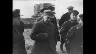 Сталин на канале Москва-Волга 22 апреля 1937 года Сталин на канале Москва-Волга 22 апреля 1937 года