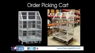 New Age Industrial - Product Overview - Aluminum Order Picking Cart - Raymond