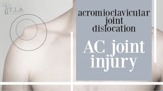 AC joint injury  acromioclavicular joint dislocation