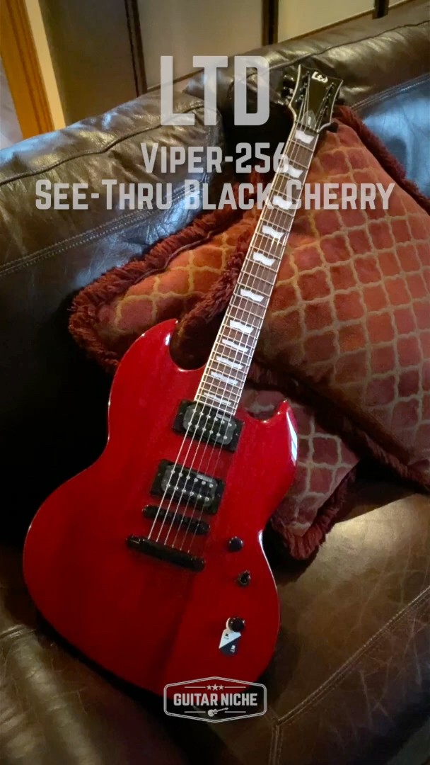 🍒 LTD Viper 256 See Thru Black Cherry #offsetaccess #heavyheaven