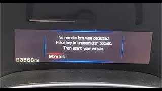 How to start your Cadillac SRX with a weak Fob battery | JoeteckTips