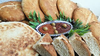 خبز الطابونة التونسي Vs خبز المطلوع الجزائرى (بالسميد الخشن )