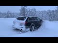 Audi a6 c6 allroad Quattro vs snow ( almost stuck!!!)