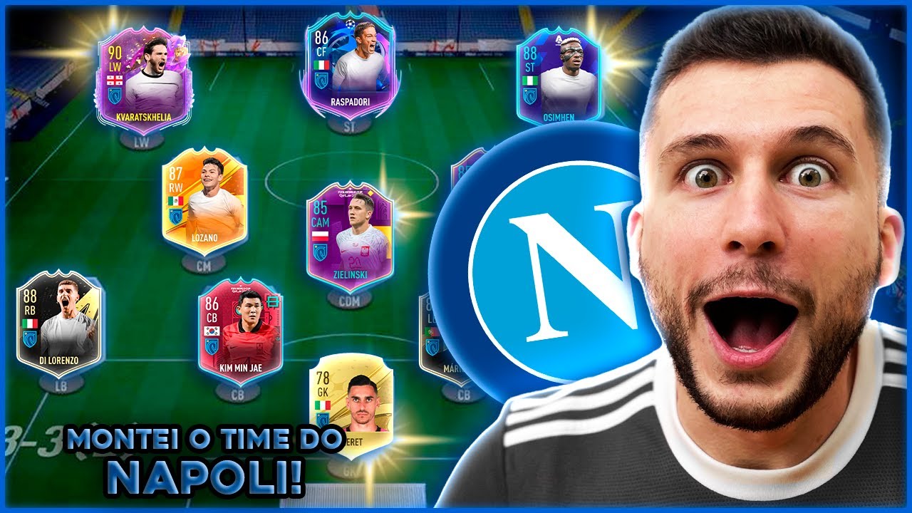 MONTEI O TIME DO NAPOLI E FIQUEI INVICTO NO FUT CHAMPIONS!!! FIFA 23 - ULTIMATE TEAM