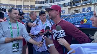 Alabama Baseball Head Coach Rob Vaughn After SEC Tournament Practice