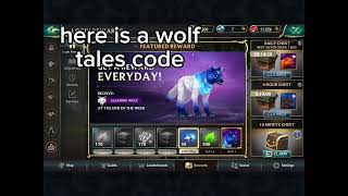 Wolf Tales GAME || redeem this code 2023