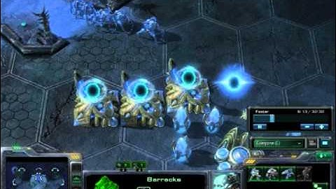 Starcraft II multiplayer #12 - another hard match 1v1 (part 1)