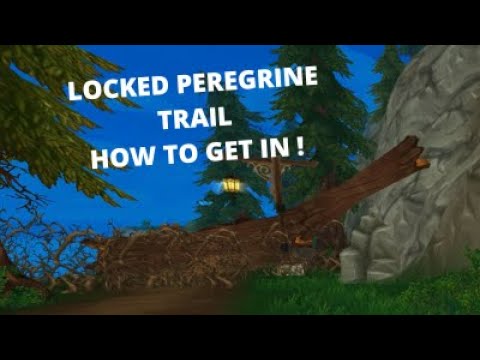 how to get into the locked peregrine trail !