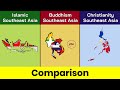 Islamic southeast asia vs buddhism southeast asia vs christianity southeast asia  data duck