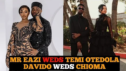 MR EAZI & TEMI OTEDOLA FINALLY TIES THE KNOT, DAVIDO WEDS CHIOMA IN MIAMI USA