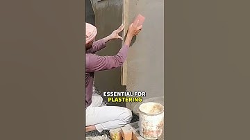 "Perfect Wall Plastering Technique Using a Plastering Trowel | Smooth Concrete Finish Like a Pro"