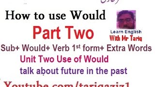 unit two use of would free english grammar video lecture in urdu hindi