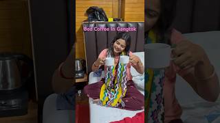 Cold Morning + Hot Coffee = Gangtok Magic #hills #coffee #sikkim #morning #viral #couple #travel