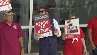 American Airlines flight attendant union approves release to strike request