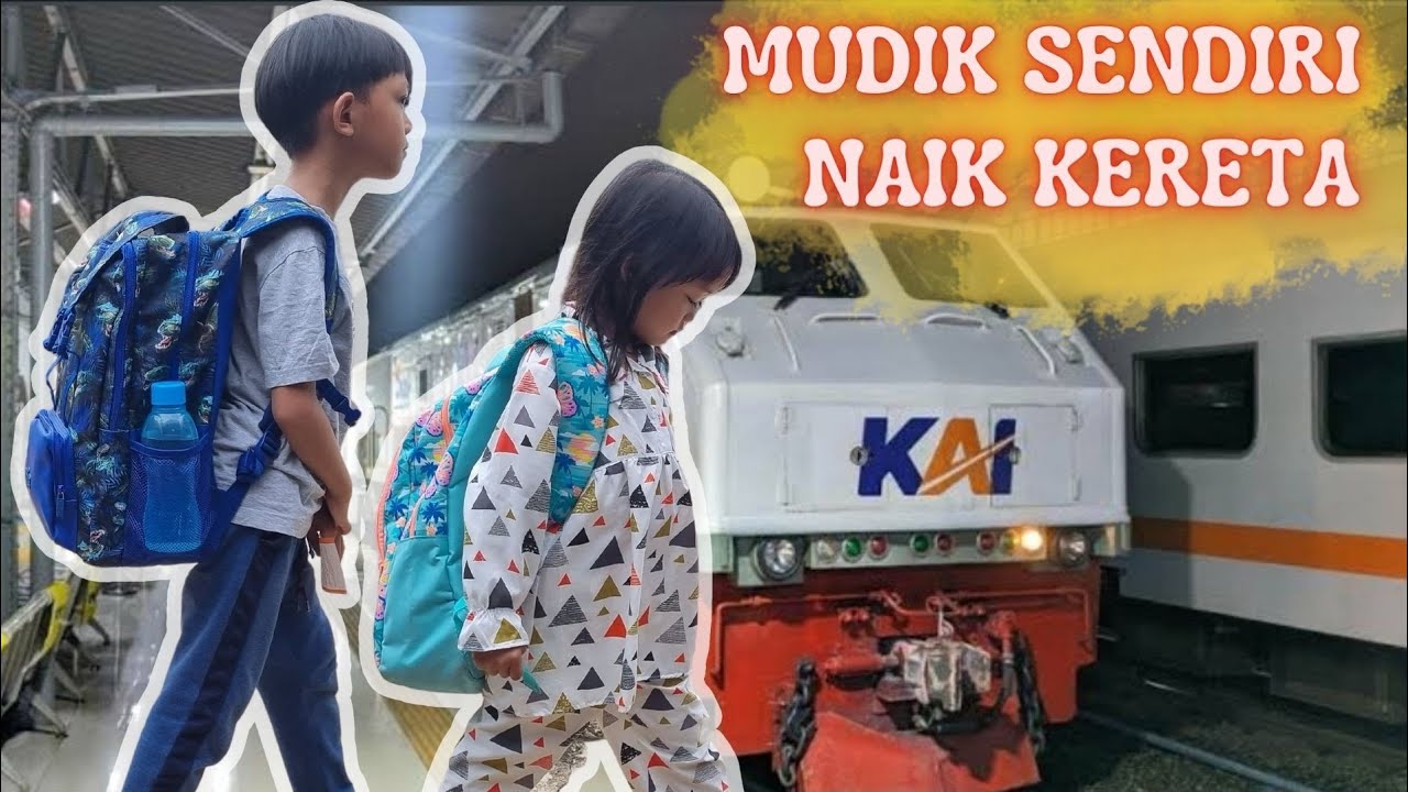 IBRAHIM TAMARA MUDIK SENDIRI KE SEMARANG NAIK KERETA KALIGUNG