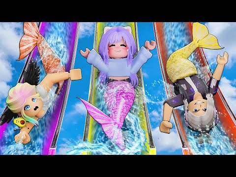 НАШЛИ ВСЕХ РУСАЛОК В АКВАПАРКЕ! Roblox Mermaid Waterpark