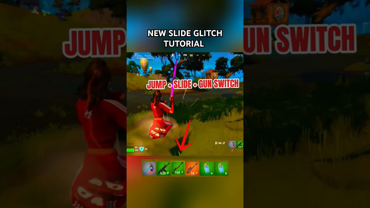 How to do NEW SLIDE GLITCH in FORTNITE✅️ 