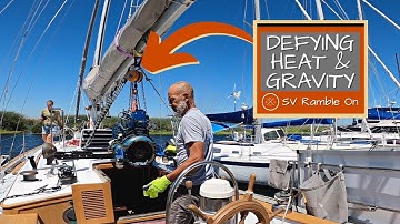 Triumph of Teamwork: 500-Pound Engine Lifted Alone | SV Ramble On