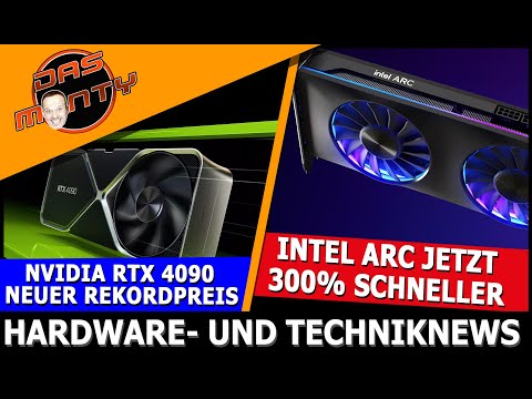 Nvidia RTX 4090 neuer Rekordpreis | Intel Arc jetzt 300% schneller | Steam bis 85% günstiger | News